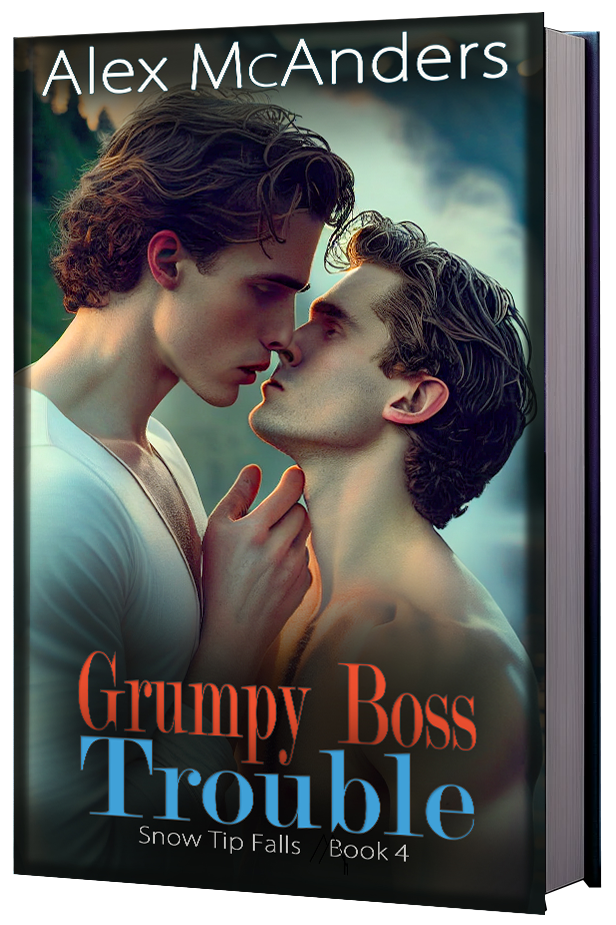 Grumpy Boss Trouble: A Grumpy/Sunshine MM Sports Romance (Paperback Edition) (Snow Tip Falls 4)