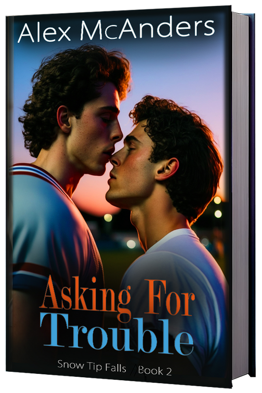 Asking For Trouble: Nerd/Jock MM Sports Romance (Paperback Edition) (Snow Tip Falls 2)