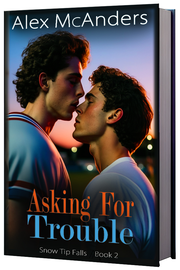 Asking For Trouble: Nerd/Jock MM Sports Romance (Paperback Edition) (Snow Tip Falls 2)