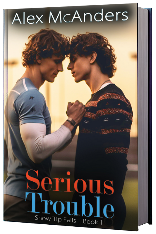 Serious Trouble: Nerd/Jock MM Sports Romance (Paperback Edition) (Snow Tip Falls 1)